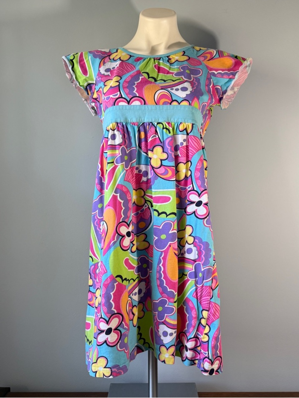 Hanna Andersson Multicolor Pastel Cotton Dress